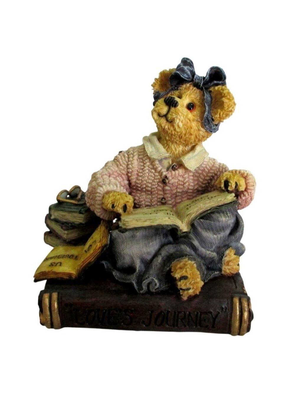 Boyds Bears Victoria Lynn Figurine Vintage 2000 3-1/4" Tall